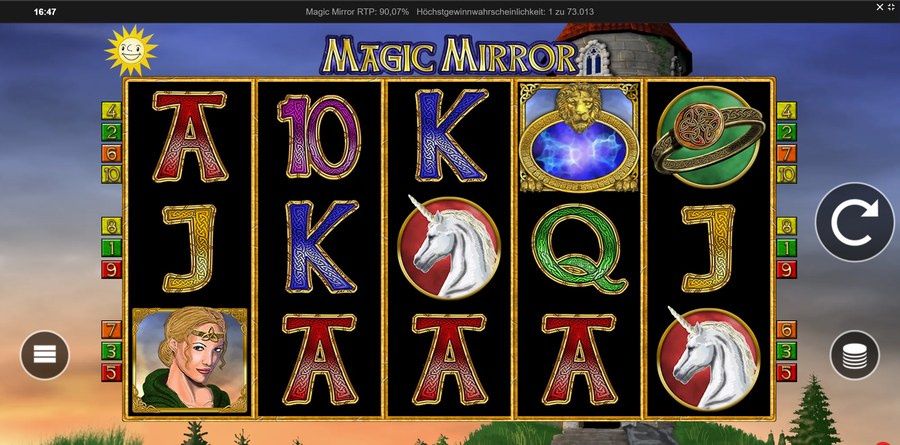 Magic Mirror Spielansicht
