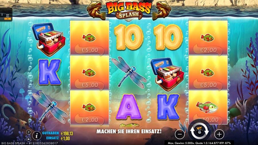 Vorschau von Big Bass Splash bei SlotMagie